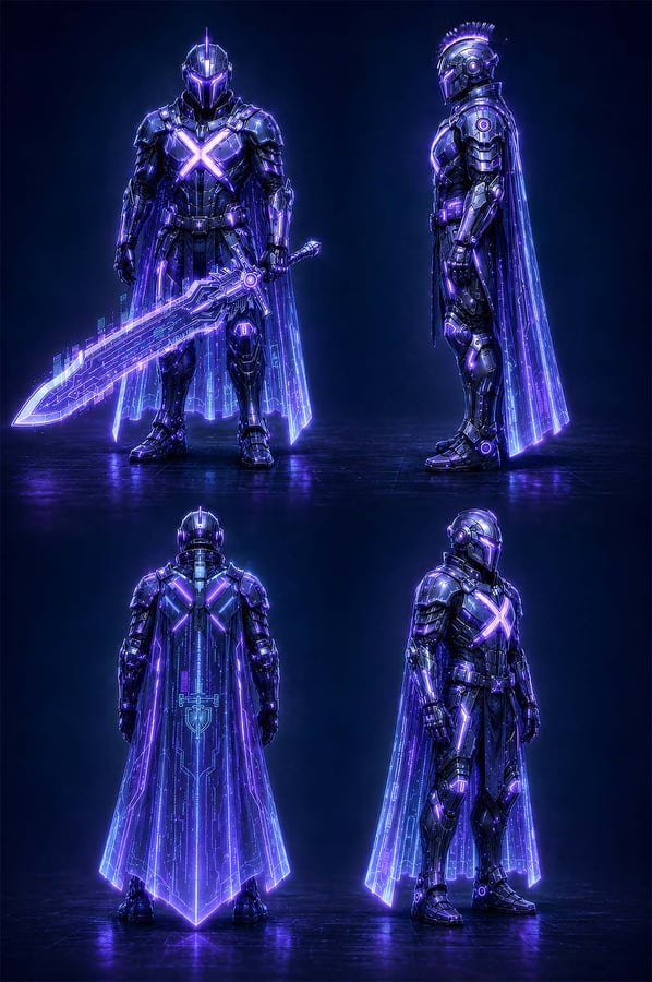 Aegis, leader of the Sevn Knights