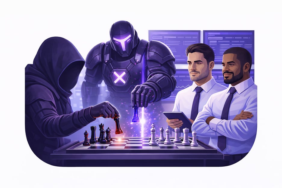 Tuning detection and blocking controls in real time during a purple team exercise