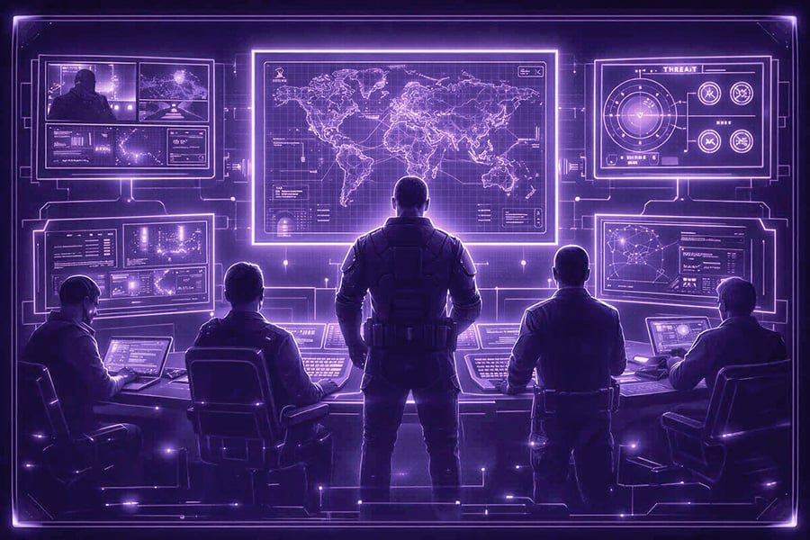 SEVN-X incident command team coordinating a live breach response