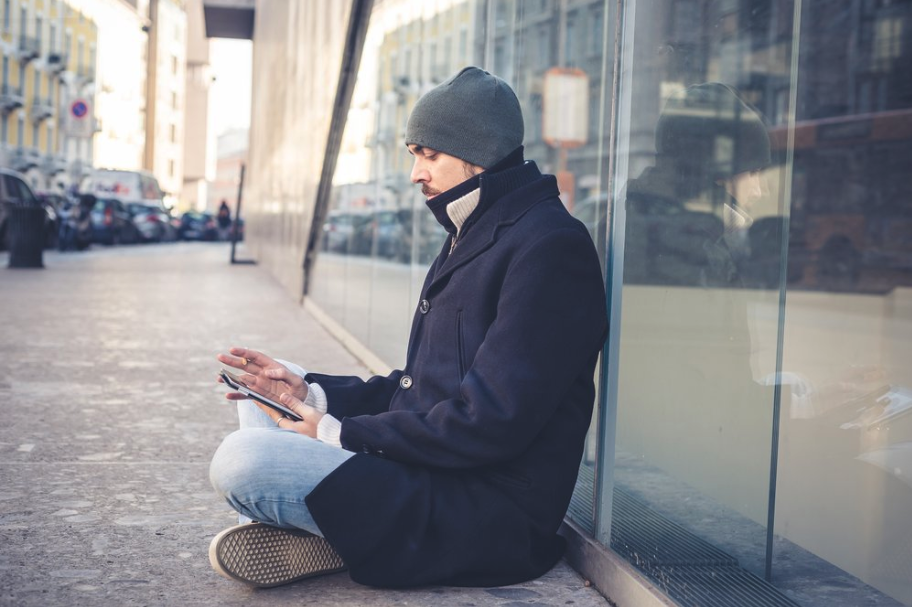 hacking on the street