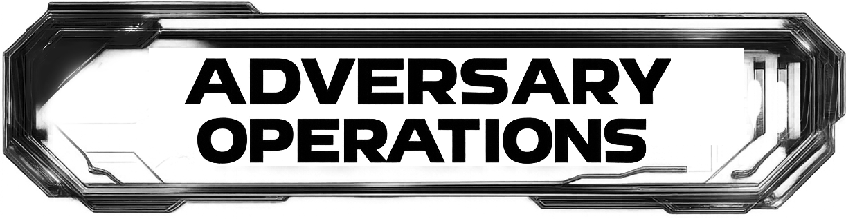 1ADVERSARY OPERATIONS blk 1ADVERSARY OPERATIONS blk